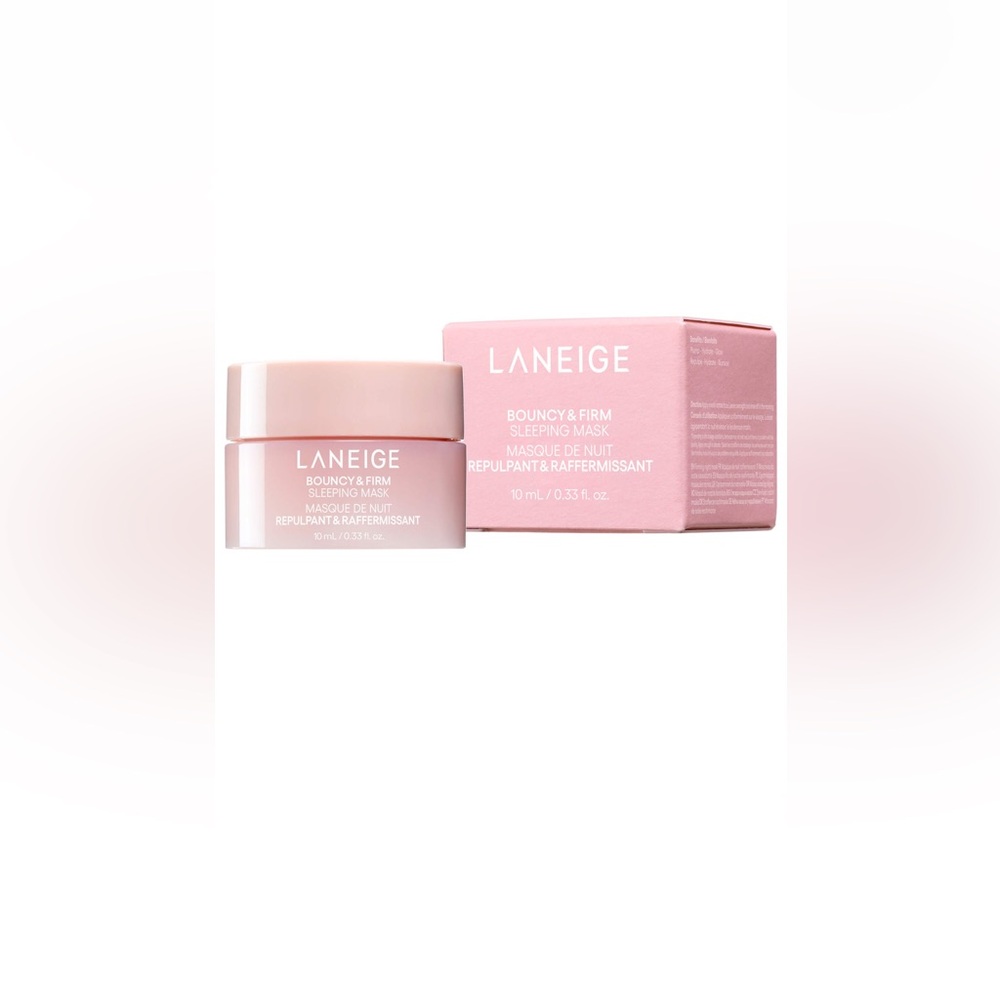 🌸LANEIGE Bouncy + Firm Sleeping Mask with Collagen & Peptides 10 mL